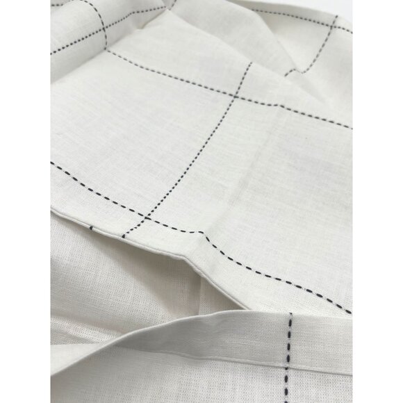 Charter Club Damask Designs Windowpane European Sham, Off white - Picture 4 of 7